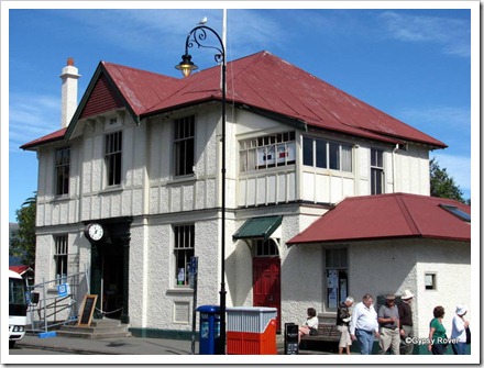 Akaroa's old Post Office now used by Christchurch City Council but closed due to earthquake damage.
