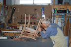 Working on dining chair