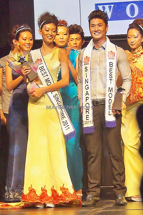 Best Model Of The World 2011 finals Singapore winners Richmond Ang Sharin Yeong at Zouk