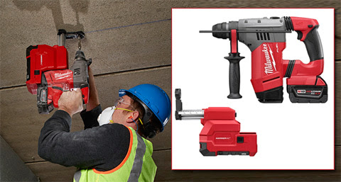 HEPA vac for concrete drilling