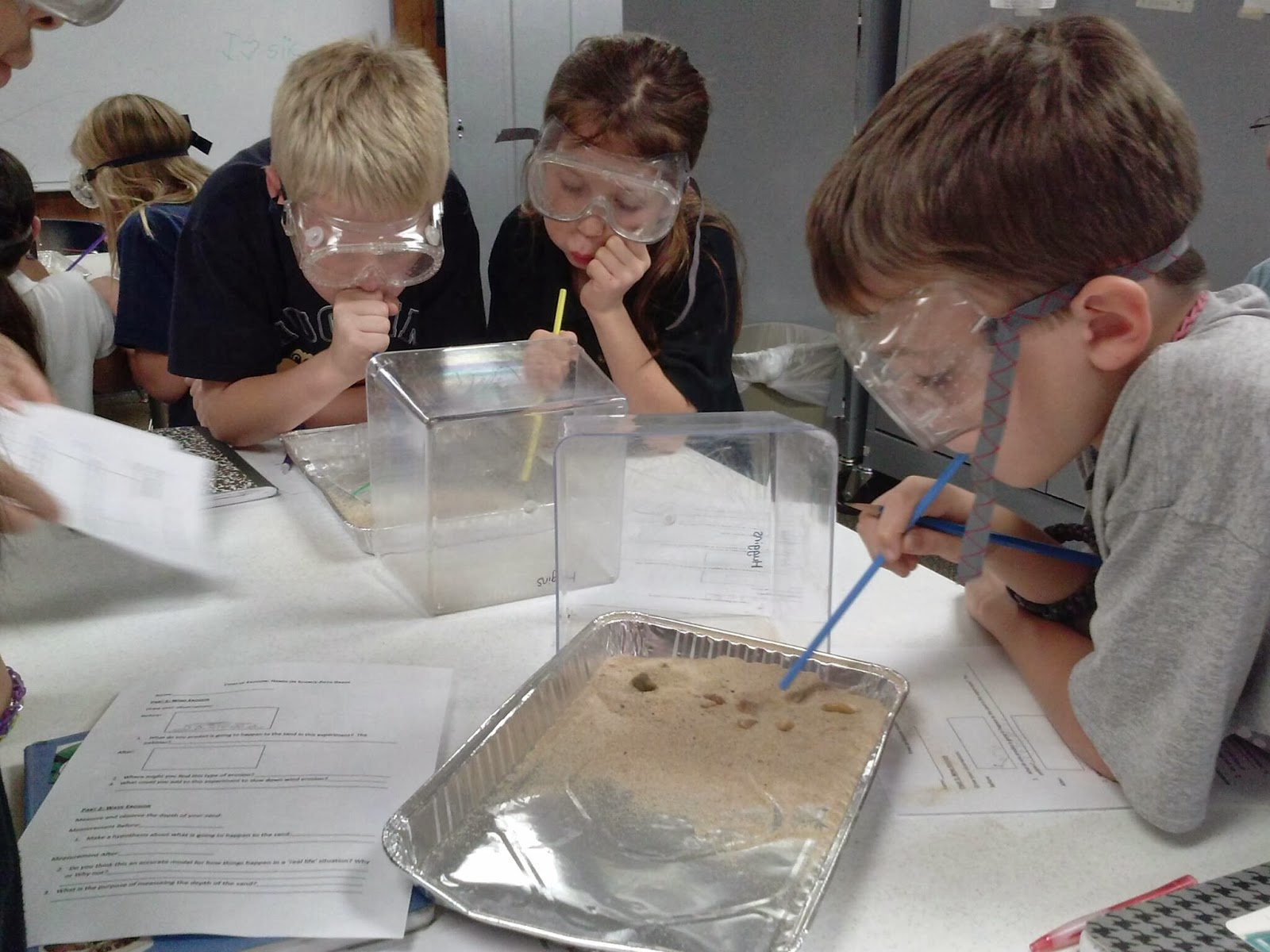 Mrs. Slavinski Hands on Science Erosion Lab