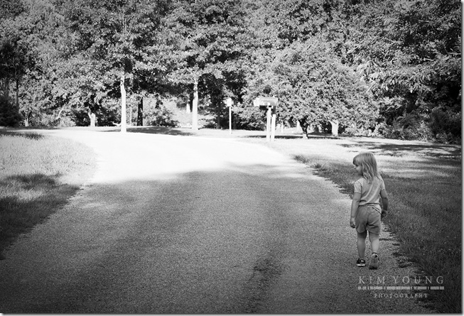 walking on street