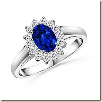Oval Sapphire and Diamond Ring