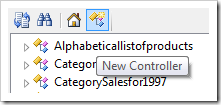 Creating a new controller in the project. Creating a new controller in the project.