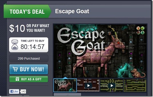 Escape goat Pay what you want
