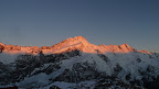 Sonnenaufgang; Mueller Hut Route, Tag 2.