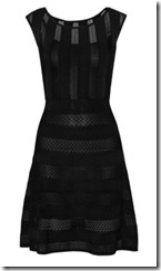Issa Lace Panelled Black Dress