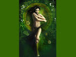 Witch In Magical Green Circle