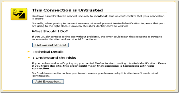 add exception add exception