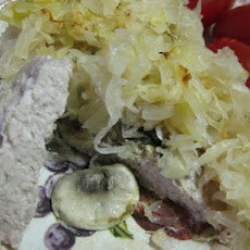 Really Easy Pork and Sauerkraut Bake