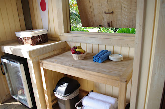 They also provide more towels and fresh fruit for your convenience.