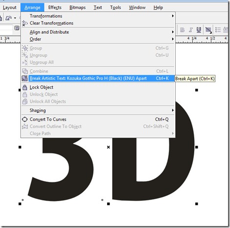 3D Text Corel Draw 3D Text Corel Draw