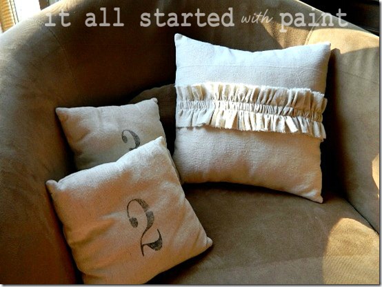 drop cloth ruffled pillow final 4
