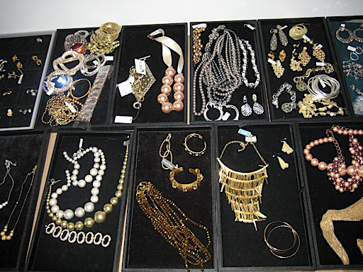 I wish I could say that all of this is from my personal collection, but sadly it's all on loan from various jewelers.