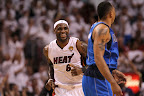 Heat Allow Mavs for a Big 4th Quarter Comeback. Lose Game Two. lebron james nba 110602 mia vs dal 04 game 2 Heat Allow Mavs for a Big 4th Quarter Comeback. Lose Game Two.