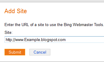 submit blog to bing