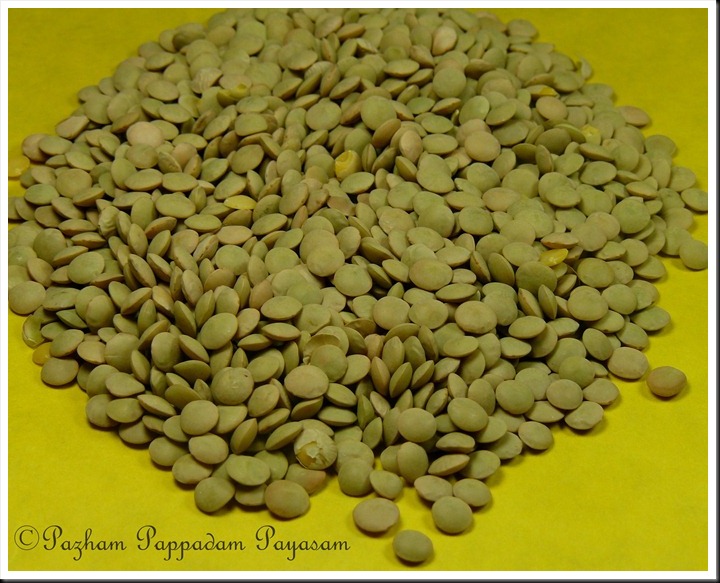 Green lentils