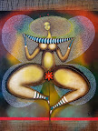 "BUTTERFLY GIFT" 30x40 (oil/acrylic on canvas)