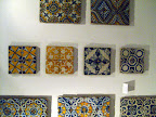 Exemplares de azulejos de padrão - Séc. XVII - Museu do Azulejo - 18/01/09