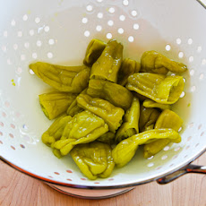 Spicy Chopped Greek-Style Salad with Peperoncini