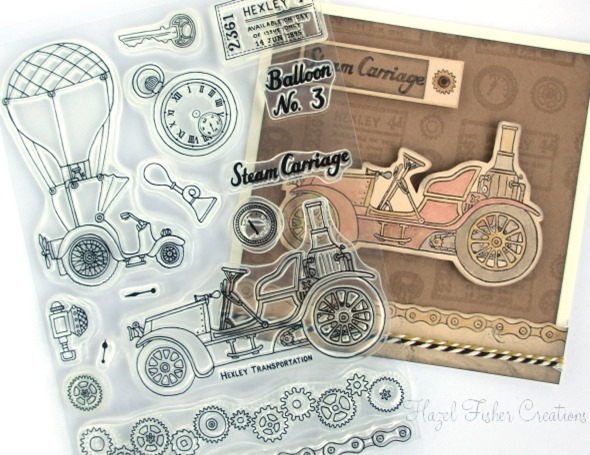 Steampunk Transport stamps 2014Jan16