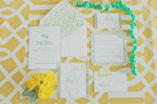 Stationery incorporating both colors and a variety of designs and details feels delightfully retro.