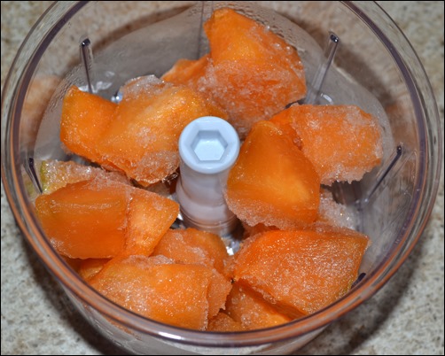 frozen cantaloupe