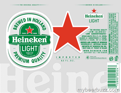 Heineken Light - 8.5oz Cans - 67