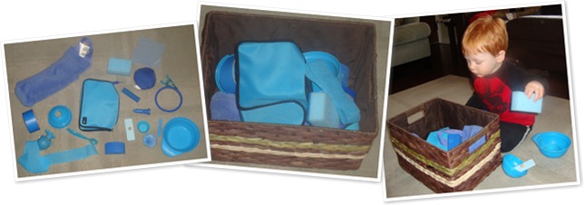 View Blue Basket