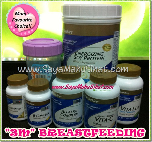 Shaklee Breastfeeding Set - 3M Exclusive Package_Milk Booster_2nd Edition Shaklee Breastfeeding Set - 3M Exclusive Package_Milk Booster_2nd Edition