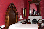 One of the second story bedrooms (sorry, forgot the name) in the Executive Mansion. Something tells me the phone and alarm clock aren't period accurate hmm...