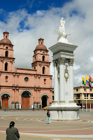 We stayed in Ipiales so that we could cross the border; in thanks we took the best picture of it we could find. Ta da!