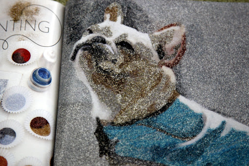 Don't I look beautiful all glittered up like that?