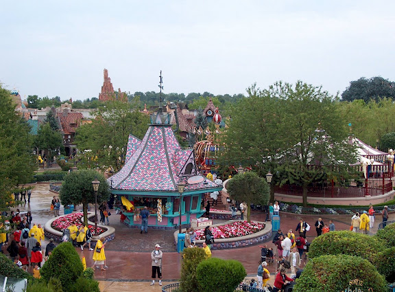 Panoramic view over Disneyland