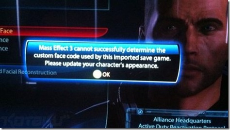 mass effect 3 shepard import error 01