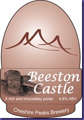 Beeston Castle Bottle Label