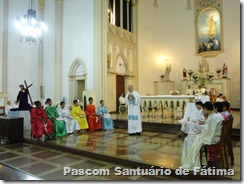 “Que cada coordenador de pastoral seja um lavador de pés, assim como Jesus foi, ao lavar os pés de seus discípulos.” (Pe. Ridz em sua homilia).