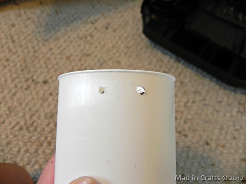 drill two holes