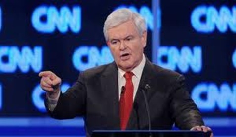 Gingrich Forceful