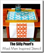 MadMen Inspired Stencil by The Silly Pearl MadMen Inspired Stencil by The Silly Pearl