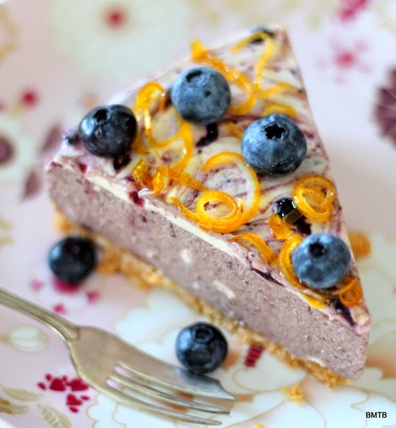 Blueberry Cheesecake by Mel from Baking Makes Things Better