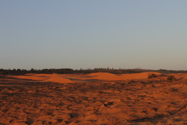 The Red Sand Dunes of Mui Ne at Sunset