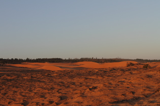 The Red Sand Dunes of Mui Ne at Sunset The Red Sand Dunes of Mui Ne at Sunset