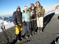 Kili Climb Day 5 - celebration with our Aussie friends!