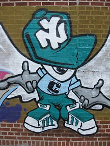 Hip Hop Graffiti in Williamsburg, Brooklyn
