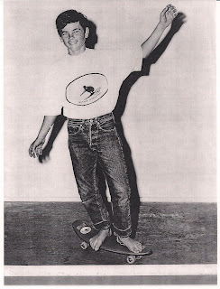 Doing an Ad for Makaha for the new LX10 Kicktail in 1969