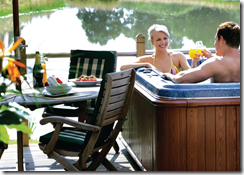 Relax in the Private Hot Tub