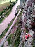 See that truck down there? Trish is damn high right now. See that truck down there? Trish is damn high right now.