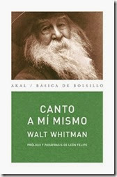 Canto a mi mismo Canto_a_mi_mismo_Parafrasis_de_Leon_Felipe-Whitman_Walt-9788446017691