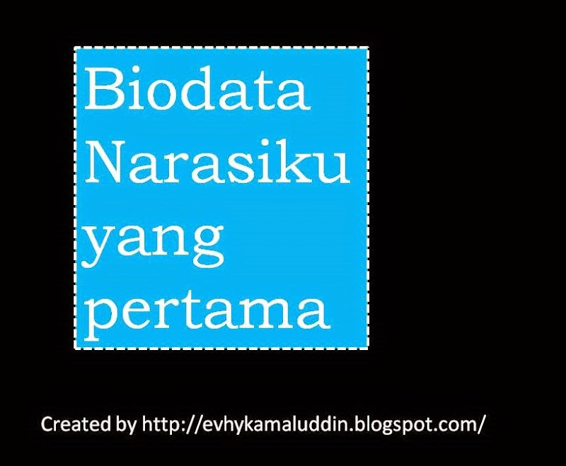 Biodata Narasi - My Story iN Space Room